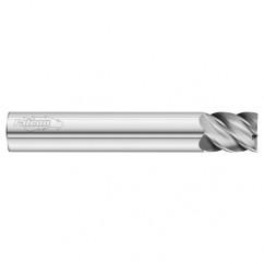 20mm Dia. x 105mm Overall Length 5-Flute Square End Solid Carbide SE End Mill-Round Shank-Center Cut-Uncoated - USA Tool & Supply