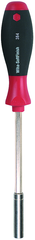 1/4 x 300mm - Magnetic Bit Holding Screwdriver SoftFinish® Grip - USA Tool & Supply