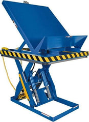 Vestil - 4,000 Lb Capacity Electric Scissor Lift - 11" to 47" Lift Height, 48" Platform Length x 48" Platform Width - USA Tool & Supply