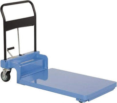 Vestil - 900 Lb Capacity Manual Scissor Lift - 3-1/2" to 24" Lift Height, 35-5/8" Platform Length x 23-3/4" Platform Width - USA Tool & Supply