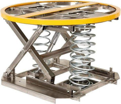 Vestil - 4,500 Lb Capacity Manual Scissor Lift - 9" to 27-3/4" Lift Height, 36-3/4" Platform Length x 36" Platform Width - USA Tool & Supply