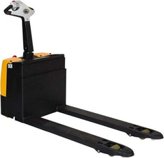 Vestil - 3,000 Lb Capacity, 7.8" Lift Electric Pallet Truck - 3.11" Min Lift Height, 47" Fork Length x 5-57/64" Fork Width, 25" Overall Width - USA Tool & Supply