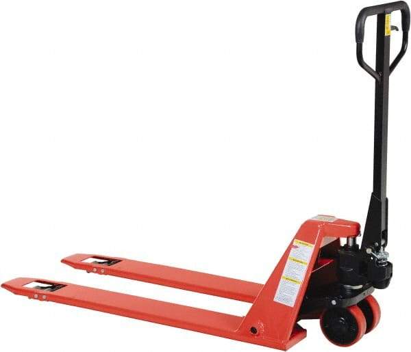 Vestil - 2,200 Lb Capacity, 3.38" Lift Industrial Pallet Truck - 1-1/2" Min Lift Height, 44" Fork Length x 6-1/2" Fork Width, 21" Overall Width - USA Tool & Supply