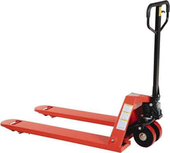 Vestil - 6,000 Lb Capacity, 7-3/4" Lift Industrial Pallet Truck - 2.88" Min Lift Height, 48" Fork Length x 7" Fork Width, 27" Overall Width - USA Tool & Supply