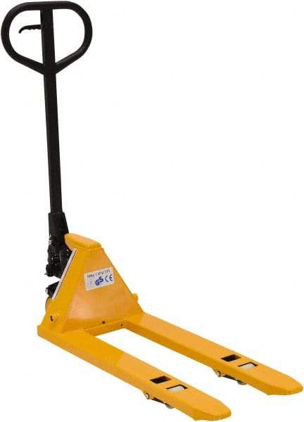 Vestil - 1,100 Lb Capacity, 6" Lift Mini Hand Pallet Truck - 2-3/8" Min Lift Height, 32" Fork Length x 4" Fork Width, 15" Overall Width - USA Tool & Supply
