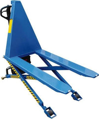 Vestil - 2,200 Lb Capacity, 31" Lift Portable Tote Lifter - 3.34" Min Lift Height, 47" Fork Length x 6-1/2" Fork Width, 26-1/2" Overall Width - USA Tool & Supply