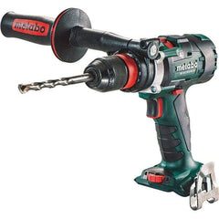 Metabo - 18 Volt 1/2" Chuck Pistol Grip Handle Cordless Drill - 0-500 & 0-2050 & 3800 RPM, Keyless Chuck, Reversible, Lithium-Ion Batteries Not Included - USA Tool & Supply