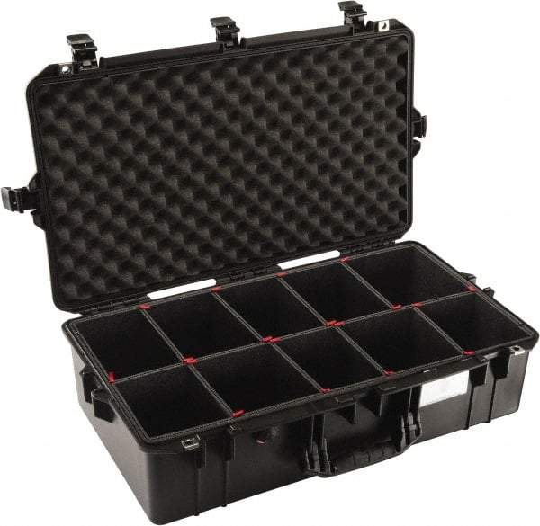 Pelican Products, Inc. - Tool Box Foam Divider Set - 28-7/8" Long x 16-3/4" Wide x 9-1/8" High, Black, For Pelican Case 1605 - USA Tool & Supply