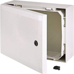 Fibox - Polycarbonate Standard Enclosure Hinge Cover - NEMA 4, 4X, 5.91" Wide x 11.81" High x 7.87" Deep, Impact Resistant - USA Tool & Supply