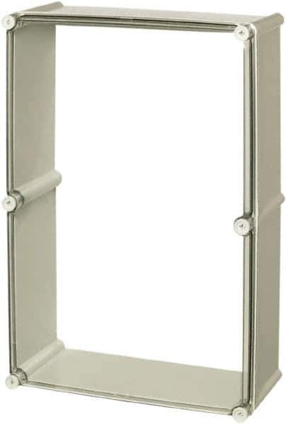 Fibox - 4X NEMA Rated, Electrical Enclosure Polycarbonate Extension Frame for Enclosures - For Use with SOLID, Includes Screws - USA Tool & Supply