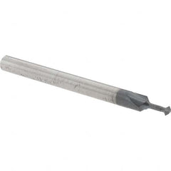 Accupro - 5/64° 5/64" Cut Diam, 0.039" Cut Width, 1/8" Shank, Solid Carbide Double-Angle Cutter - USA Tool & Supply