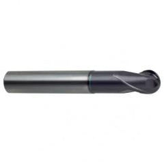 12mm Dia. - 83mm OAL 2 FL 30 Helix Firex Carbide Ball Nose End Mill - USA Tool & Supply