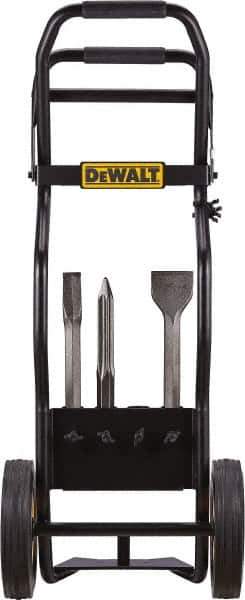 DeWALT - 100 Lb Capacity 31" OAH Hammer Truck - Swept Back, Continuous Handle, Steel, Semi-Pneumatic Wheels - USA Tool & Supply