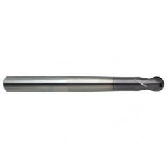 5mm Dia. - 80mm OAL 2 FL 30 Helix Firex Carbide Ball Nose End Mill - USA Tool & Supply