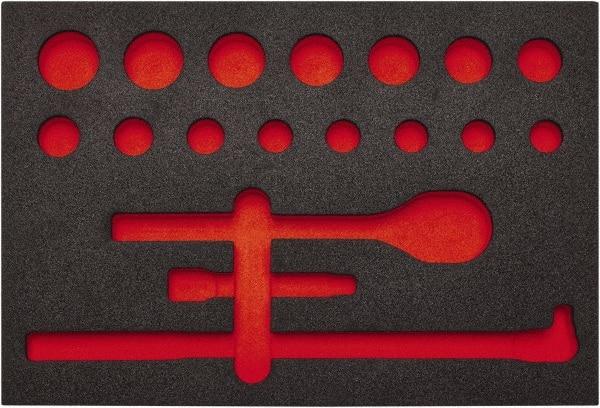 Proto - Tool Box Case & Cabinet Inserts Type: Foam Insert For Use With: J54120 - USA Tool & Supply