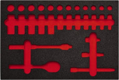 Proto - Tool Box Case & Cabinet Inserts Type: Foam Insert For Use With: J52222 - USA Tool & Supply