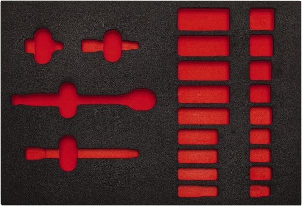 Proto - Tool Box Case & Cabinet Inserts Type: Foam Insert For Use With: J52136HTC - USA Tool & Supply