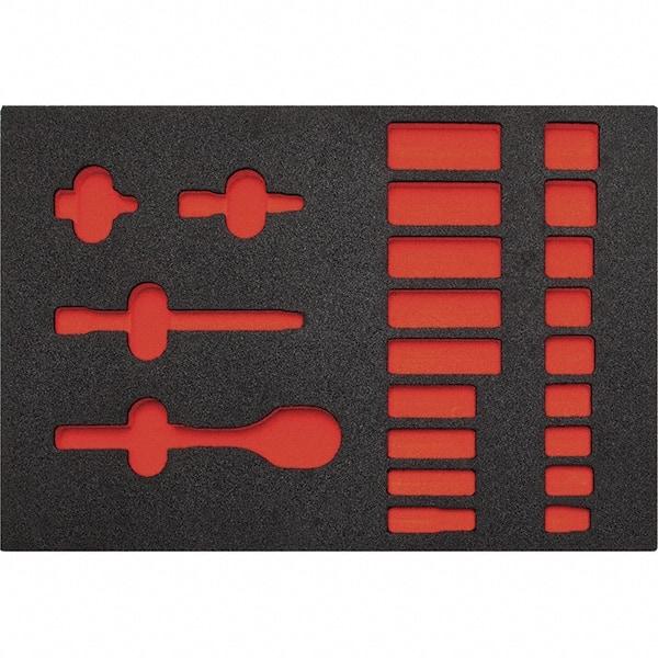 Proto - Tool Box Case & Cabinet Inserts Type: Foam Insert For Use With: J52134 - USA Tool & Supply