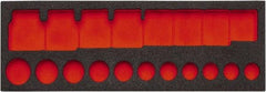 Proto - Tool Box Case & Cabinet Inserts Type: Foam Insert For Use With: J74106 - USA Tool & Supply