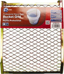 Premier Paint Roller - 5 Gal Compatible Paint Bucket Grid - 9" Roller Compatibility, Steel - USA Tool & Supply