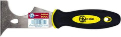 Premier Paint Roller - 2-1/2" Wide Chisel Edge Blade Steel 5-In-1 Tool - Stiff, Soft Grip Plastic Handle, 8.343" OAL - USA Tool & Supply