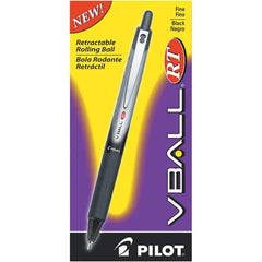 Pilot - Conical Roller Ball Pen - Black - USA Tool & Supply