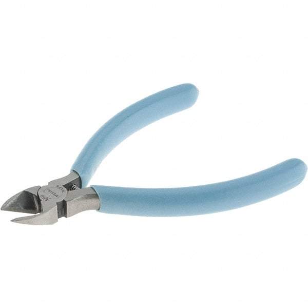 Xcelite - 4" OAL, 20 AWG Capacity, Flush Wire Cutter - 15/32" Jaw Length, Tapered Head - USA Tool & Supply