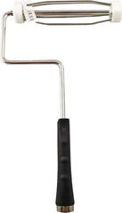 Premier Paint Roller - 7" Wide x 12-1/2" Long Heavy-Duty Birdcage Frame - Steel Frame, Plastic Handle - USA Tool & Supply