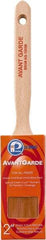 Premier Paint Roller - 2" Oval Polyester Sash Brush - 2-3/4" Bristle Length, 7-1/4" Wood Sash Handle - USA Tool & Supply