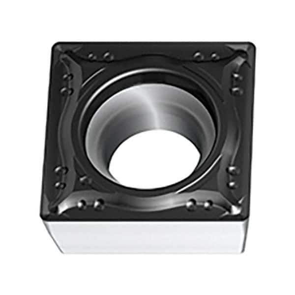 Walter - SCGT MM4 Grade WSM20S Turning Insert - TiAlN+Al2O3+(Al) Finish, 90° Square, 12.7mm Inscr Circle, 4.76mm Thick, 0.8mm Corner Radius - USA Tool & Supply