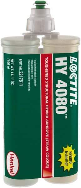 Loctite - 400 g Dual Cartridge Two Part Adhesive - 5 to 10 min Working Time, 302°F - USA Tool & Supply