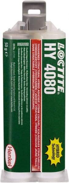 Loctite - 50 g Dual Cartridge Two Part Adhesive - 5 to 10 min Working Time, 302°F - USA Tool & Supply