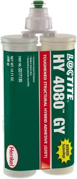 Loctite - 400 g Dual Cartridge Two Part Adhesive - 5 to 10 min Working Time, 302°F - USA Tool & Supply