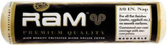 Premier Paint Roller - 3/8" Nap, 9" Wide Paint Roller Cover - Semi-Smooth Texture, Polyester - USA Tool & Supply