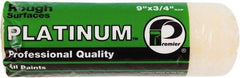 Premier Paint Roller - 3/4" Nap, 9" Wide Paint Roller Cover - Rough Texture, Polyester - USA Tool & Supply