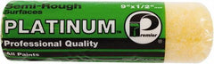 Premier Paint Roller - 1/2" Nap, 9" Wide Paint Roller Cover - Semi-Rough Texture, Polyester - USA Tool & Supply