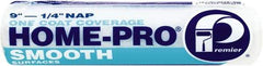 Premier Paint Roller - 1/4" Nap, 9" Wide Paint Roller Cover - Smooth Texture, Polyester - USA Tool & Supply