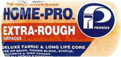 Premier Paint Roller - 1-1/4" Nap, 7" Wide Paint Roller Cover - Extra-Rough Texture, Polyester - USA Tool & Supply