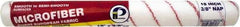 Premier Paint Roller - 3/8" Nap, 18" Wide Paint Roller Cover - Semi-Smooth Texture, Microfiber - USA Tool & Supply