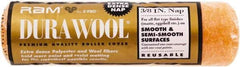 Premier Paint Roller - 3/8" Nap, 9" Wide Paint Roller Cover - Semi-Smooth Texture, Polyester - USA Tool & Supply