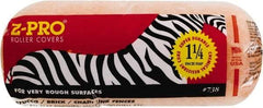 Premier Paint Roller - 1-1/4" Nap, 9" Wide Paint Roller Cover - Extra-Rough Texture, Polyester - USA Tool & Supply