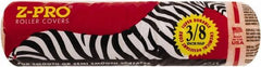 Premier Paint Roller - 3/8" Nap, 9" Wide Paint Roller Cover - Semi-Smooth Texture, Polyester - USA Tool & Supply