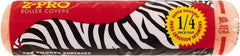 Premier Paint Roller - 1/4" Nap, 9" Wide Paint Roller Cover - Smooth Texture, Polyester - USA Tool & Supply