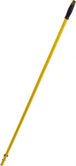 Rubbermaid - 57" Standard Metal Quick Connect Mop Handle - 1-1/2" Handle Diam, Plastic Connector, Use with All-In-One Floor Cleaning Tools - USA Tool & Supply