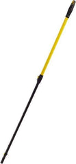 Rubbermaid - 36 to 60" Standard Metal Quick Connect Mop Handle - 1-3/4" Handle Diam, Plastic Connector, Use with All-In-One Floor Cleaning Tools - USA Tool & Supply