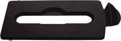 Rubbermaid - Rectangle Lid for Use with 23 Gal Rectangular Recycle Containers - Black, Polypropylene, For Slim Jim Trash Cans - USA Tool & Supply