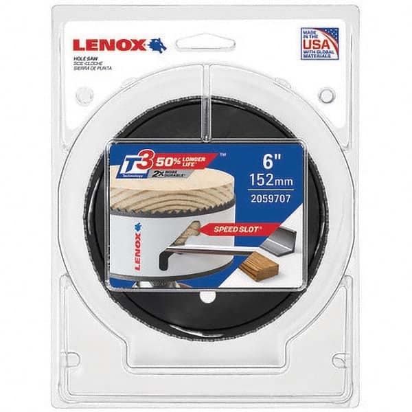 Lenox - Hole Saws Saw Diameter (mm): 1.50 Saw Diameter (Inch): 6 - USA Tool & Supply