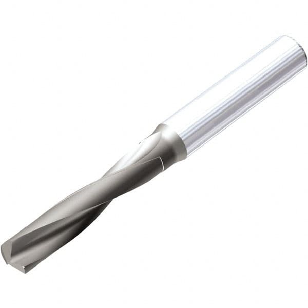Kennametal - 6.9mm 142° Spiral Flute Solid Carbide Screw Machine Drill Bit - USA Tool & Supply