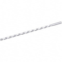 Kennametal - 3/16" 135° 2-Flute Solid Carbide Extra Length Drill Bit - USA Tool & Supply