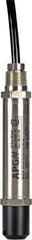 Made in USA - 10 Max psi, 1/2\x94 NPT (Male) Connection Submersible Pressure Transducer - mA Output Signal, 1/2" Thread, 0 - 130°F, 28 Volts - USA Tool & Supply